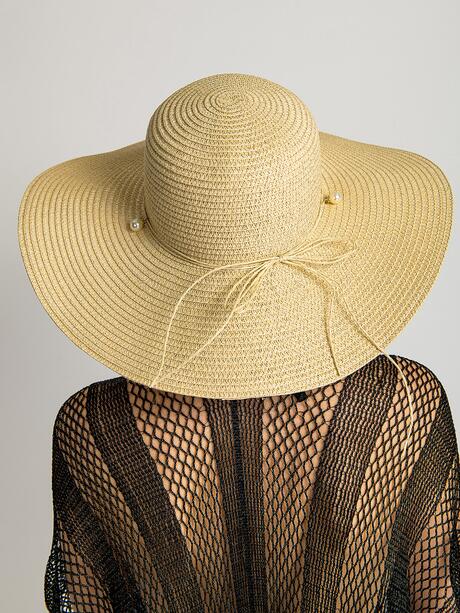 Stylowy pleciony kapelusz