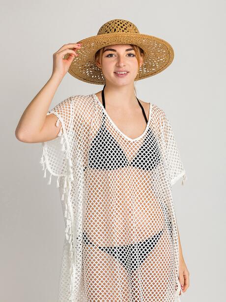 Ażurowy lekki kapelusz
