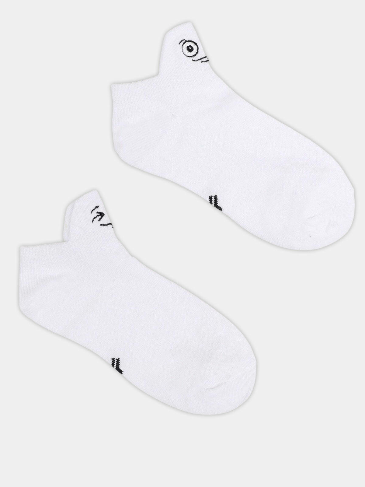 Stopki bawełniane z haftem