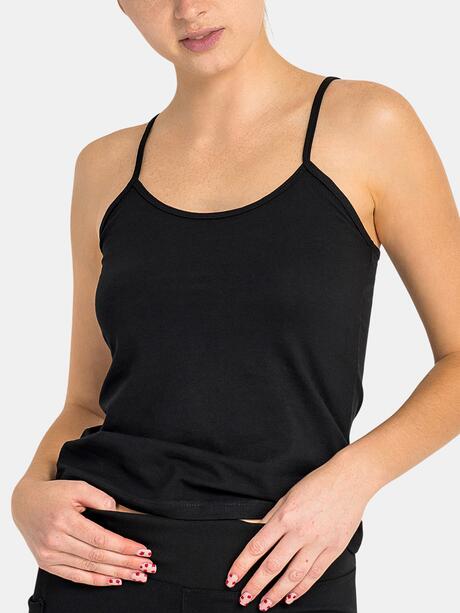 Gładki top na ramiączkach