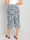 Wiskozowe spodnie 3/4 plus size