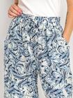 Wiskozowe spodnie 3/4 plus size