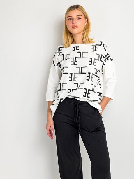 Bluzka o luźnym fasonie