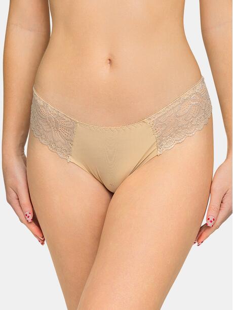 Majtki z koronką 3-pak M