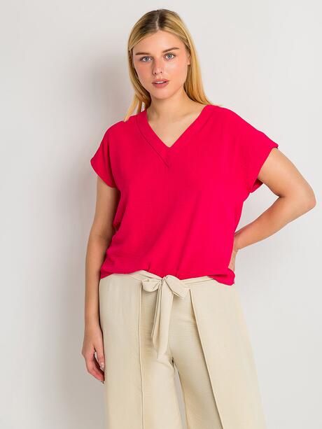 Bluzka z dekoltem w serek