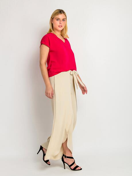 Eleganckie spodnie z wiązaniem