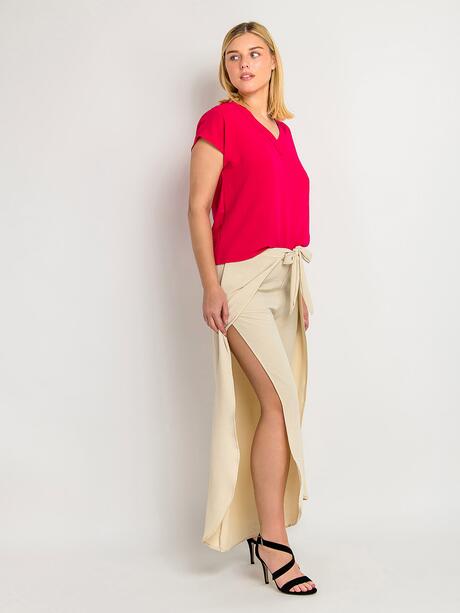 Eleganckie spodnie z wiązaniem