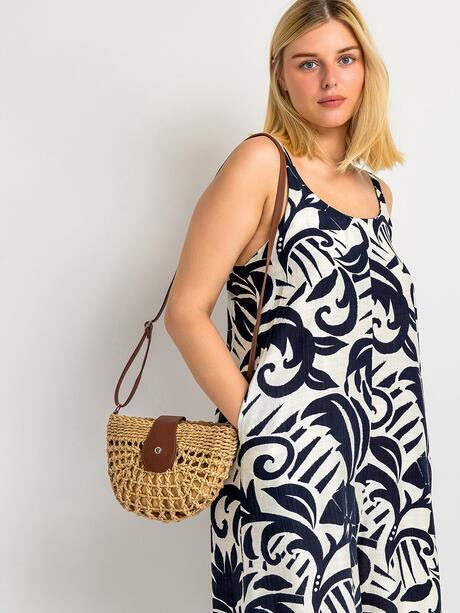 Torebka pleciona koszyk