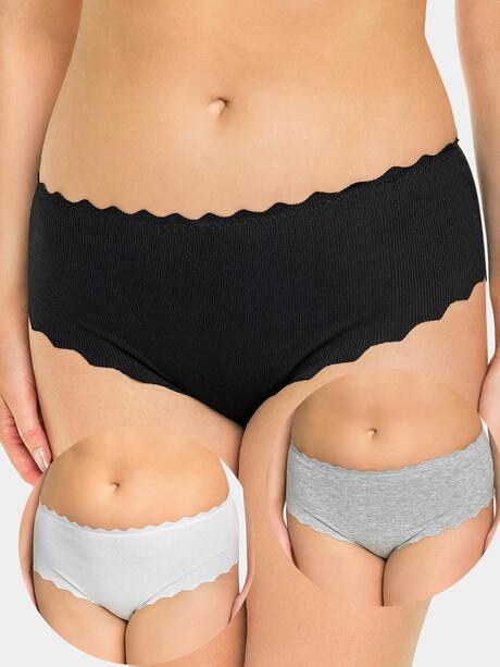 Majtki bawełniane pełne 3-pak 2XL