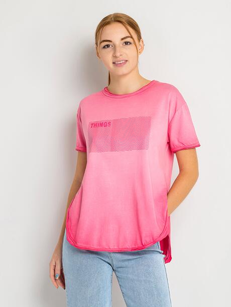 Bawełniana bluzka z nadrukiem