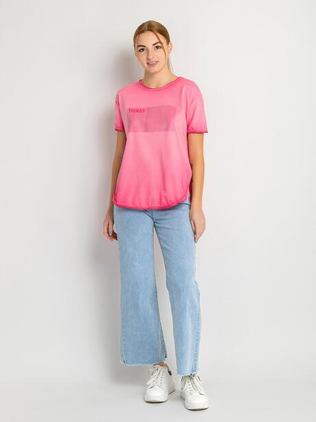 Bawełniana bluzka z nadrukiem