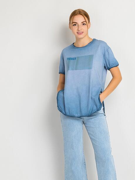 Bluzka z dłuższym tyłem