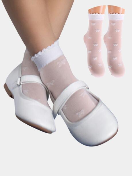 Skarpetki w kokardy 20 den 2 pary