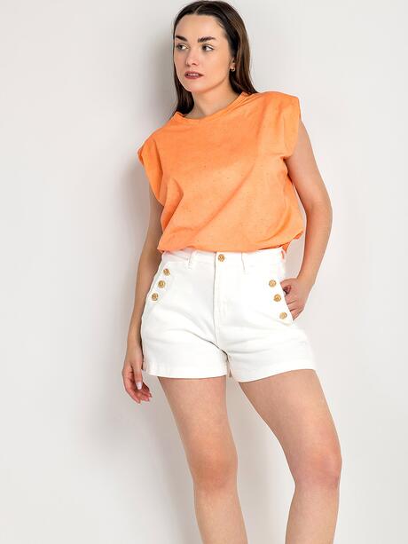 Szorty z guzikami