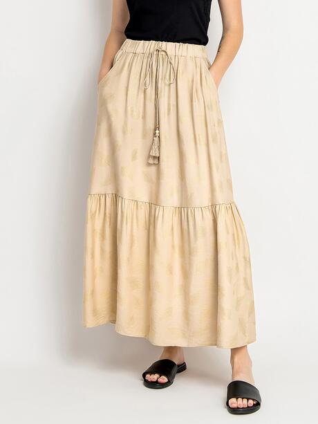 Spódnica maxi z printem