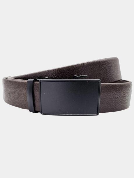 Pasek tłoczony z dużą klamrą