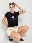 Bawełniany T-shirt z nadrukiem