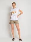 T-shirt bawełniany z nadrukiem