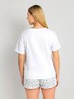 T-shirt bawełniany z nadrukiem
