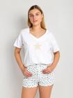 T-shirt bawełniany z nadrukiem