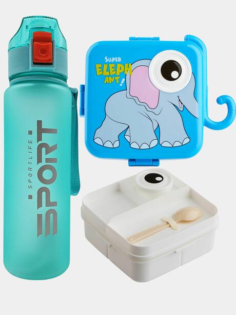 Zestaw Bidon 600 ml i Lunchbox