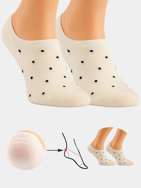 Stopki w kropki 2-pak 39-41