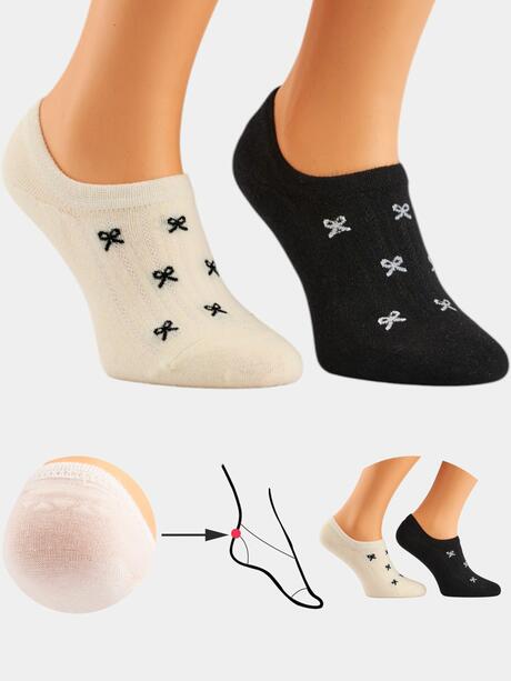 Baleriny w kokardy 2-pak 39-41