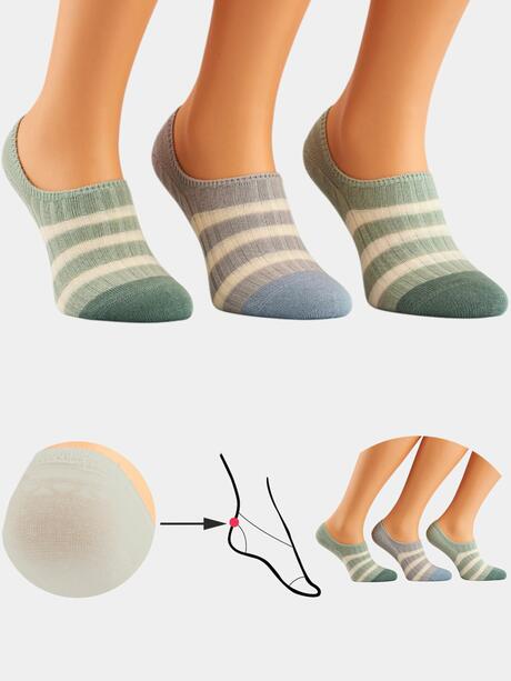 Baleriny damskie 3-pak 35-38