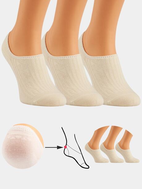 Prążkowane baleriny 3-pak 35-38