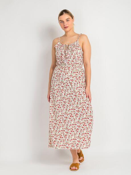 Sukienka maxi w kwiatki