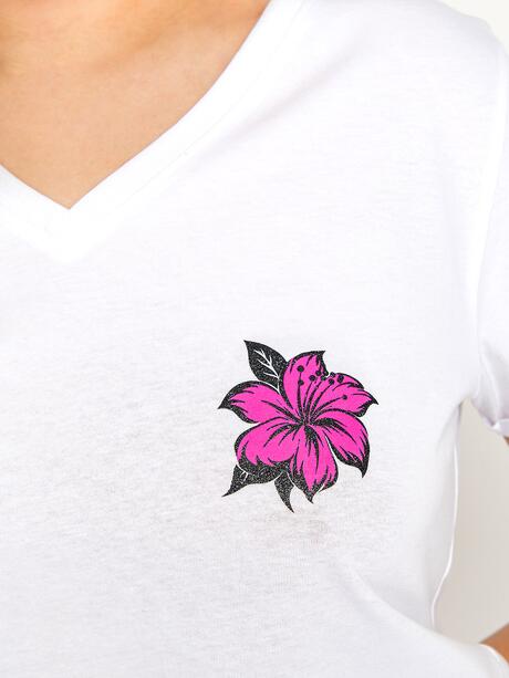 Bawełniany t-shirt z nadrukiem