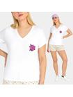 Bawełniany t-shirt z nadrukiem