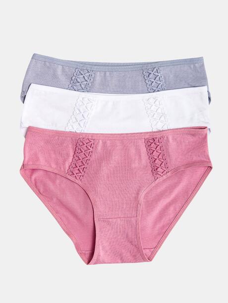 Majtki z haftem 3-pak