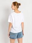 T-shirt z dekoltem w serek