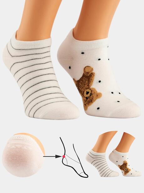 Stopki we wzory 2-pak 39-41