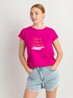 T-shirt bawełniany z nadrukiem