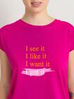 T-shirt bawełniany z nadrukiem