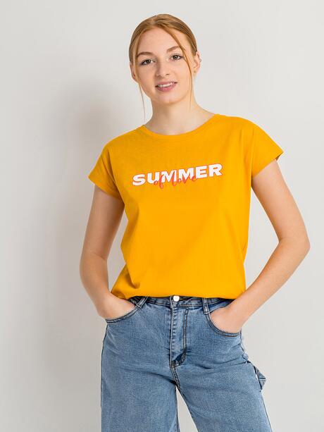 T-shirt bawełniany z nadrukiem