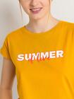 T-shirt bawełniany z nadrukiem