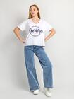 Bawełniany T-shirt z nadrukiem