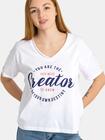 Bawełniany T-shirt z nadrukiem
