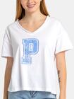 T-shirt bawełniany z nadrukiem