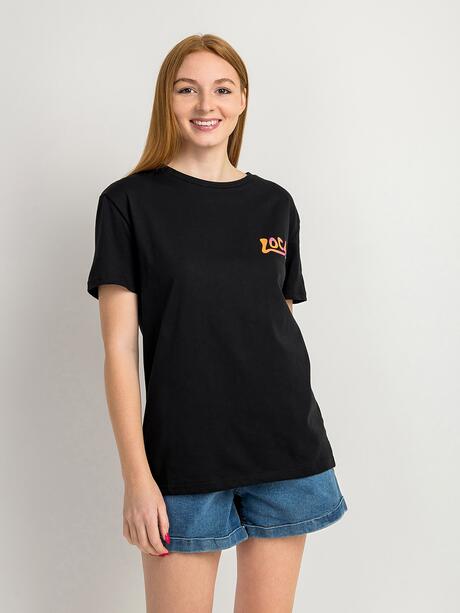 T-shirt bawełniany z nadrukiem