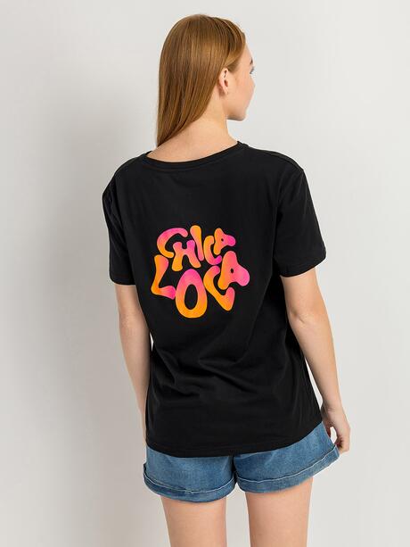 T-shirt bawełniany z nadrukiem