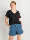 T-shirt z minimalistycznym nadrukiem