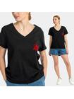 T-shirt z minimalistycznym nadrukiem