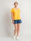 T-shirt  z dekoltem w serek