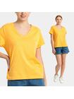 T-shirt  z dekoltem w serek