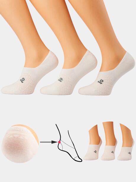 Baleriny ze wzorem 3-pak 39-41