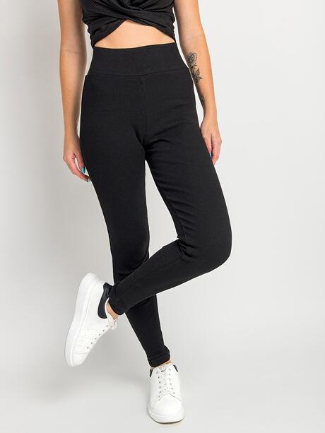 Legginsy prążkowane